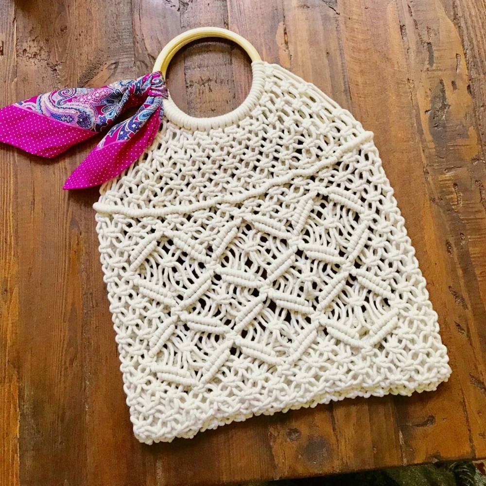 MACRAME HOBO BAG